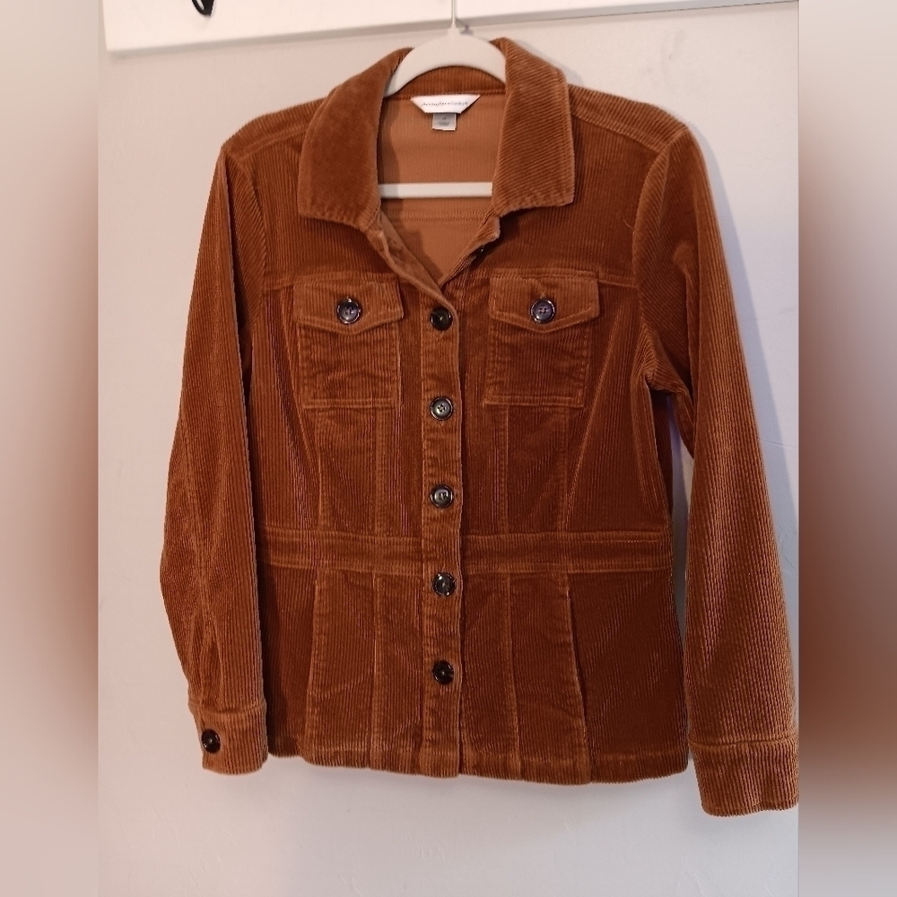 Christopher & Banks Corduroy jacket sz M‎